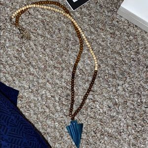 Long beaded necklace